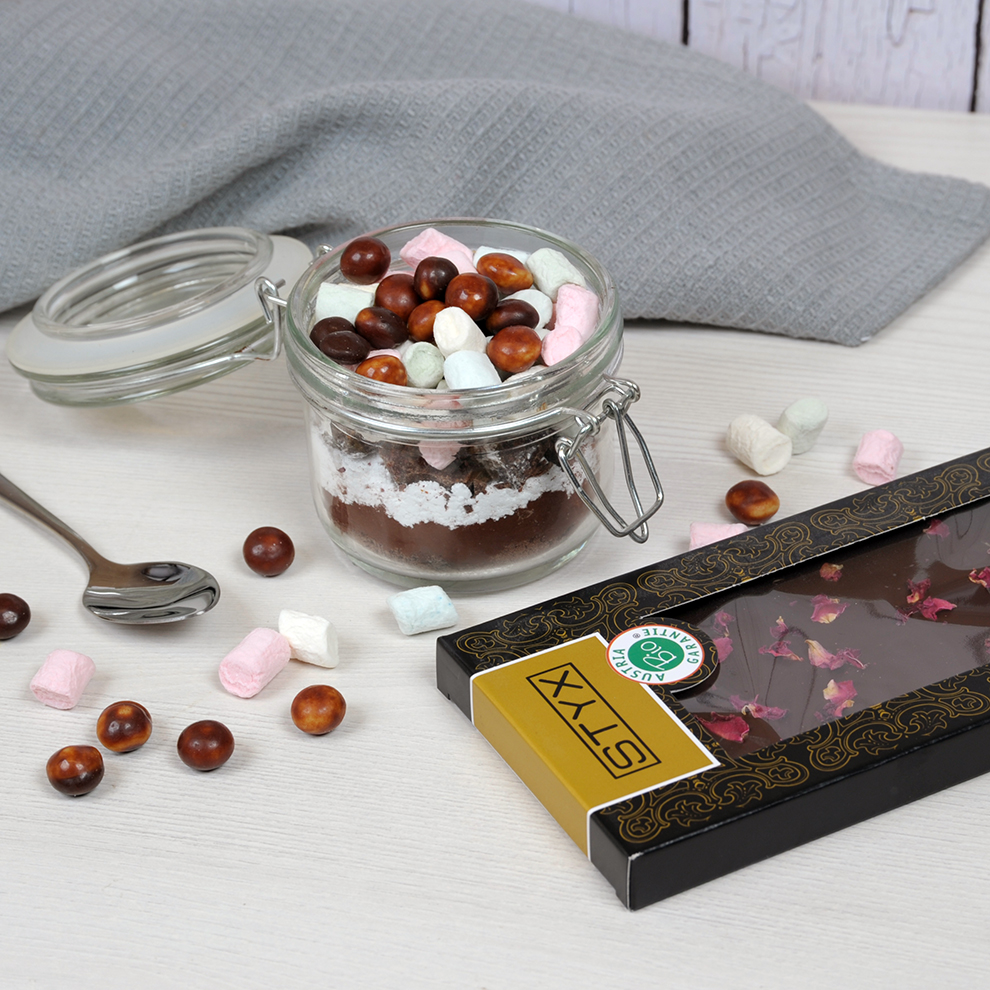 Heiße Schokolade Mix, STYX Schokoladenmanufaktur